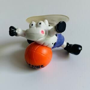 NEW 1996 Aircows Cow Basketball Suction Cup Figurine